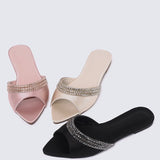 Astra Comfy Sandals In ChampagneSandals - myballerine