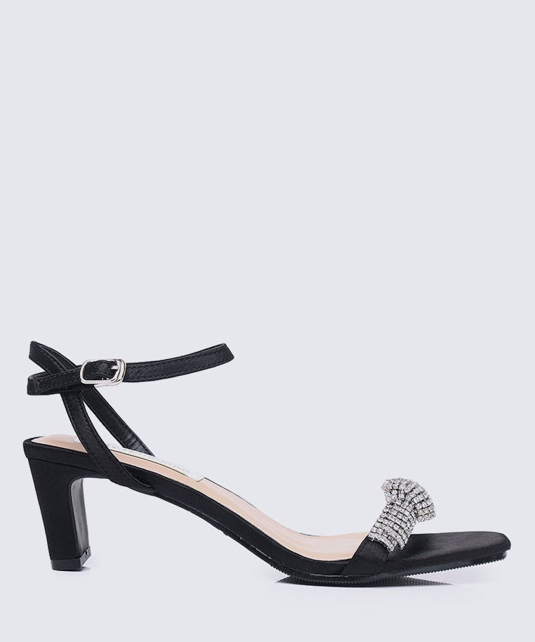 Audrey Comfy Heels In Black - myballerine