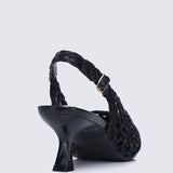 Aviva Comfy Heels In BlackHeels - myballerine