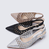 Aviva Comfy Heels In BlackHeels - myballerine