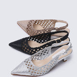 Aviva Comfy Heels In BlackShoes - myballerine