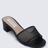 Ayla Comfy Heels In BlackShoes - myballerine