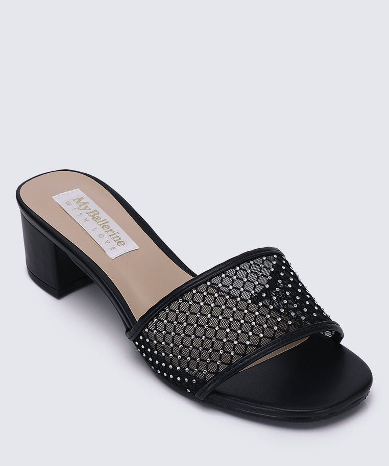Ayla Comfy Heels In BlackShoes - myballerine