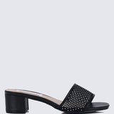 Ayla Comfy Heels In BlackShoes - myballerine