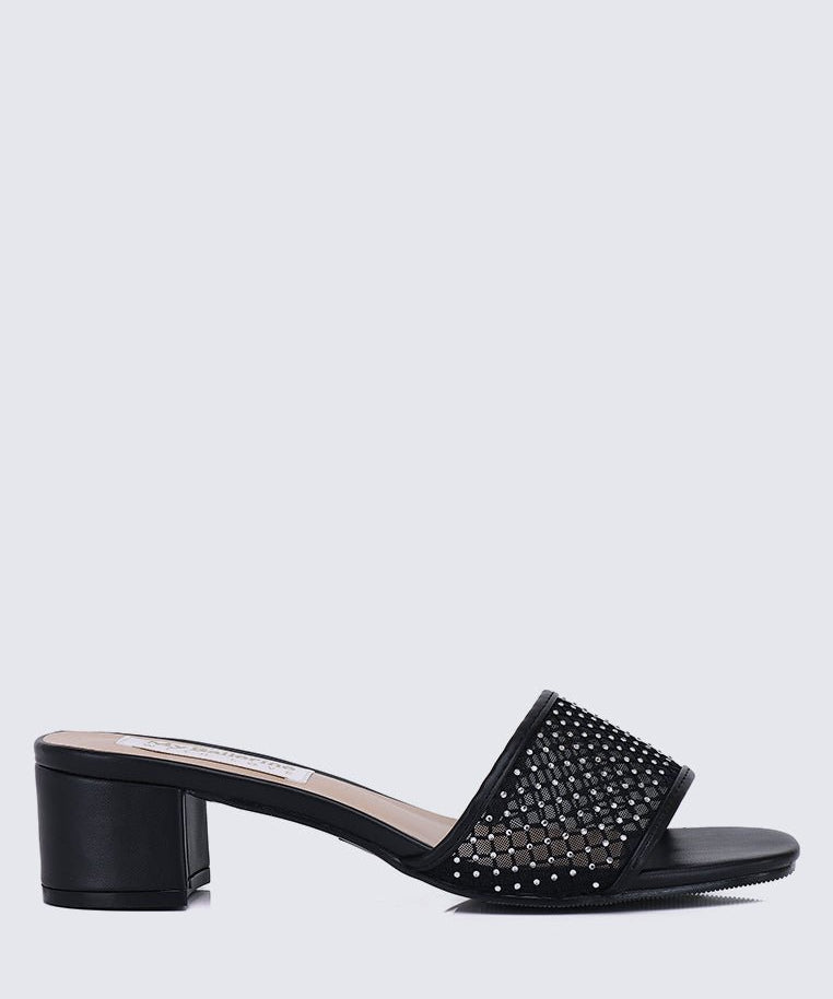 Ayla Comfy Heels In BlackShoes - myballerine