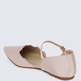 Azzurra Comfy Ballerina In Beige - myballerine