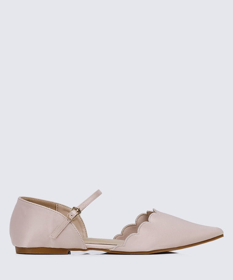 Azzurra Comfy Ballerina In Beige - myballerine