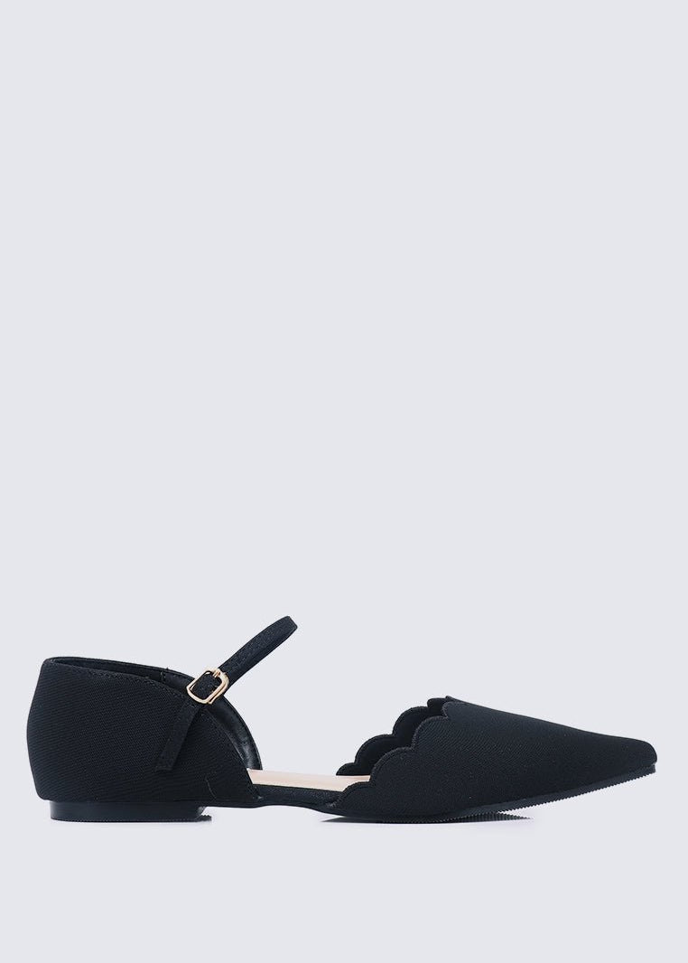 Azzurra Comfy Ballerina In Black - myballerine