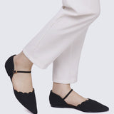 Azzurra Comfy Ballerina In Black - myballerine