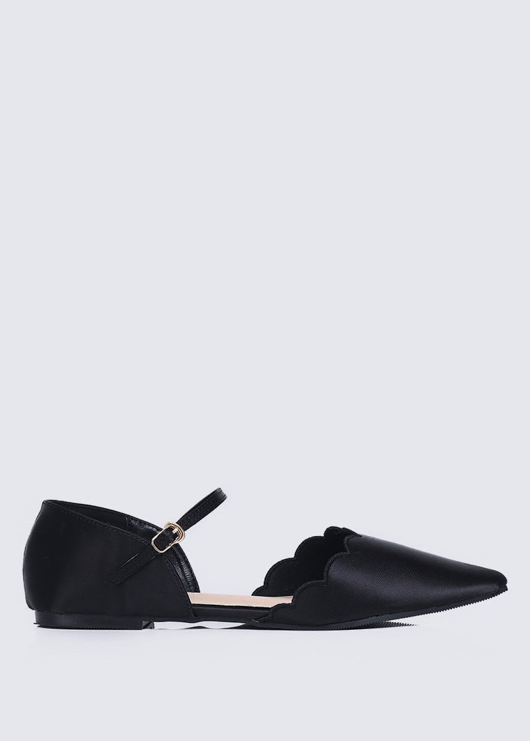 Azzurra Comfy Ballerina In CharcoalShoes - myballerine