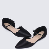 Azzurra Comfy Ballerina In CharcoalShoes - myballerine