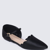 Azzurra Comfy Ballerina In CharcoalShoes - myballerine