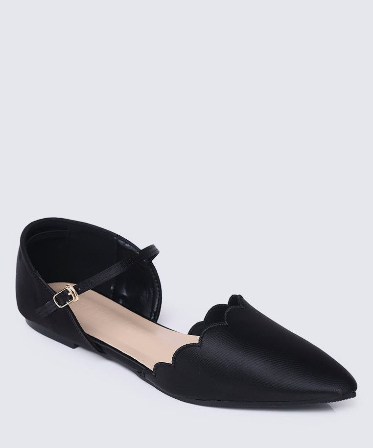 Azzurra Comfy Ballerina In CharcoalShoes - myballerine