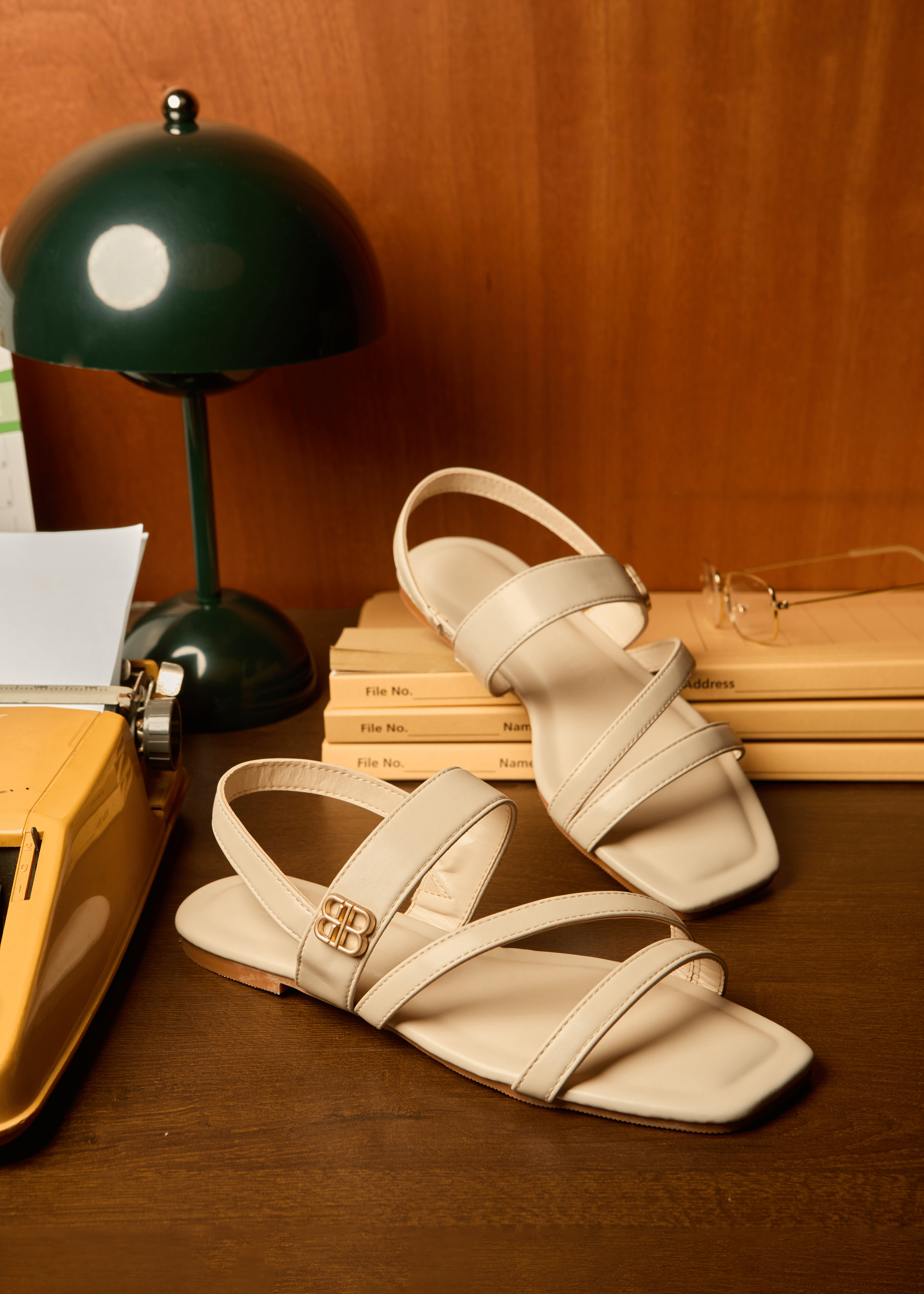 Bellissa Comfy Sandals In AlmondShoes - myballerine