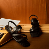 Bellissa Comfy Sandals In BlackShoes - myballerine