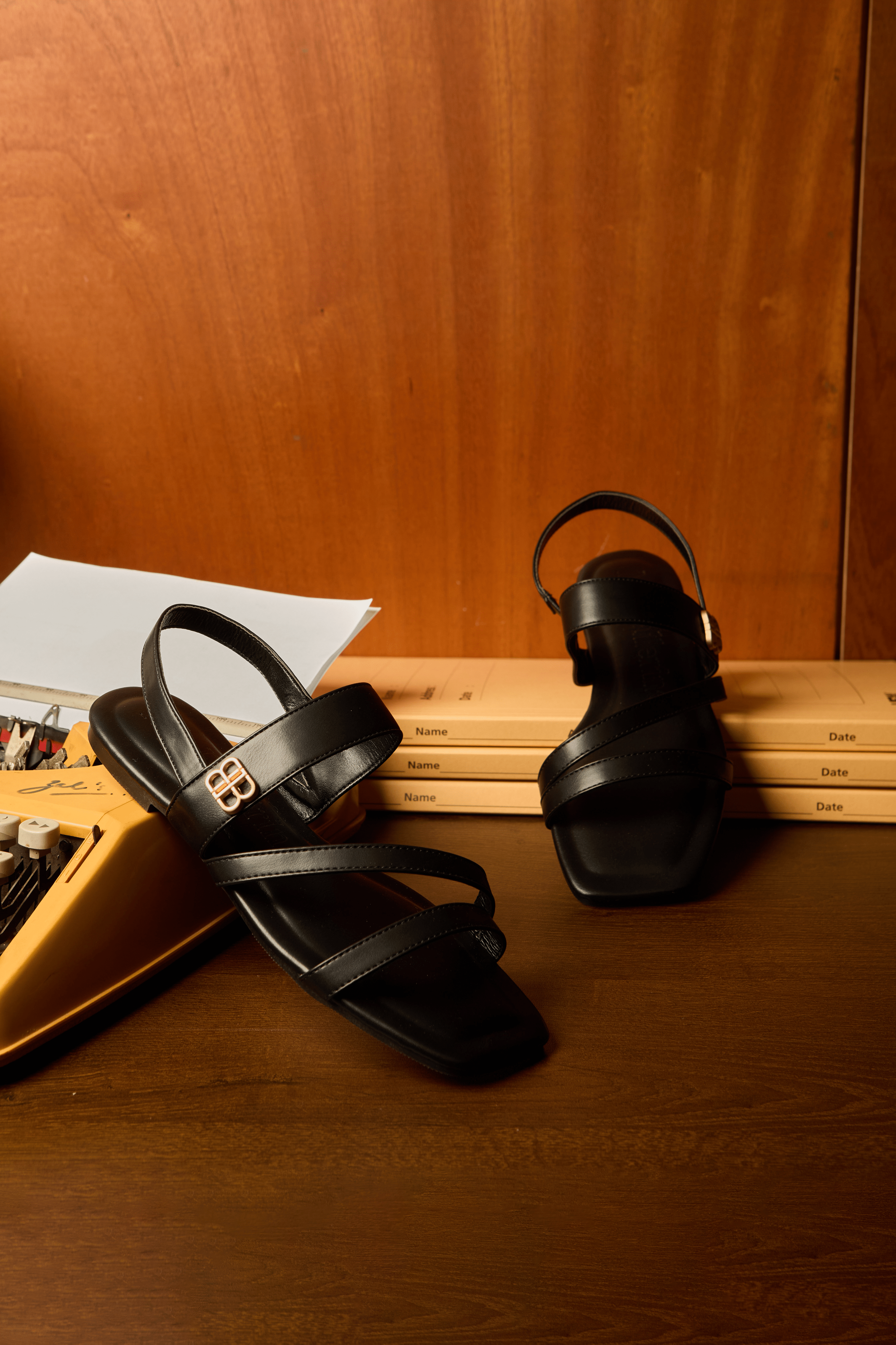 Bellissa Comfy Sandals In Black Shoes myballerine