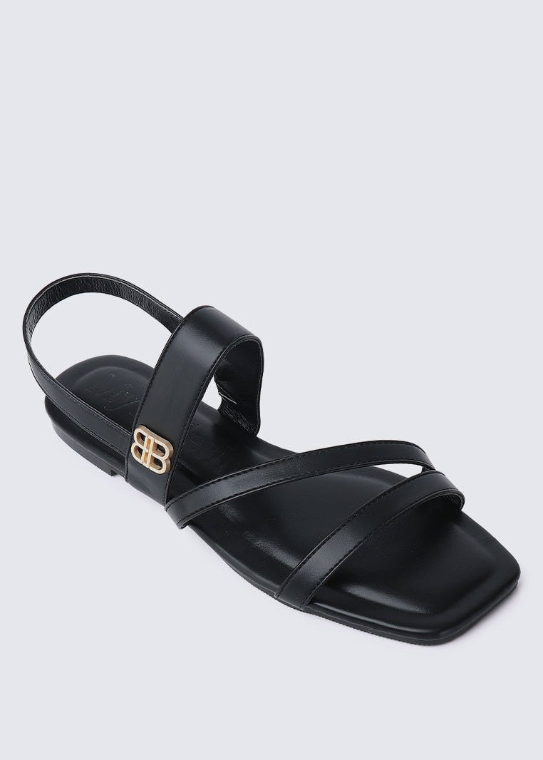 Bellissa Comfy Sandals In BlackShoes - myballerine