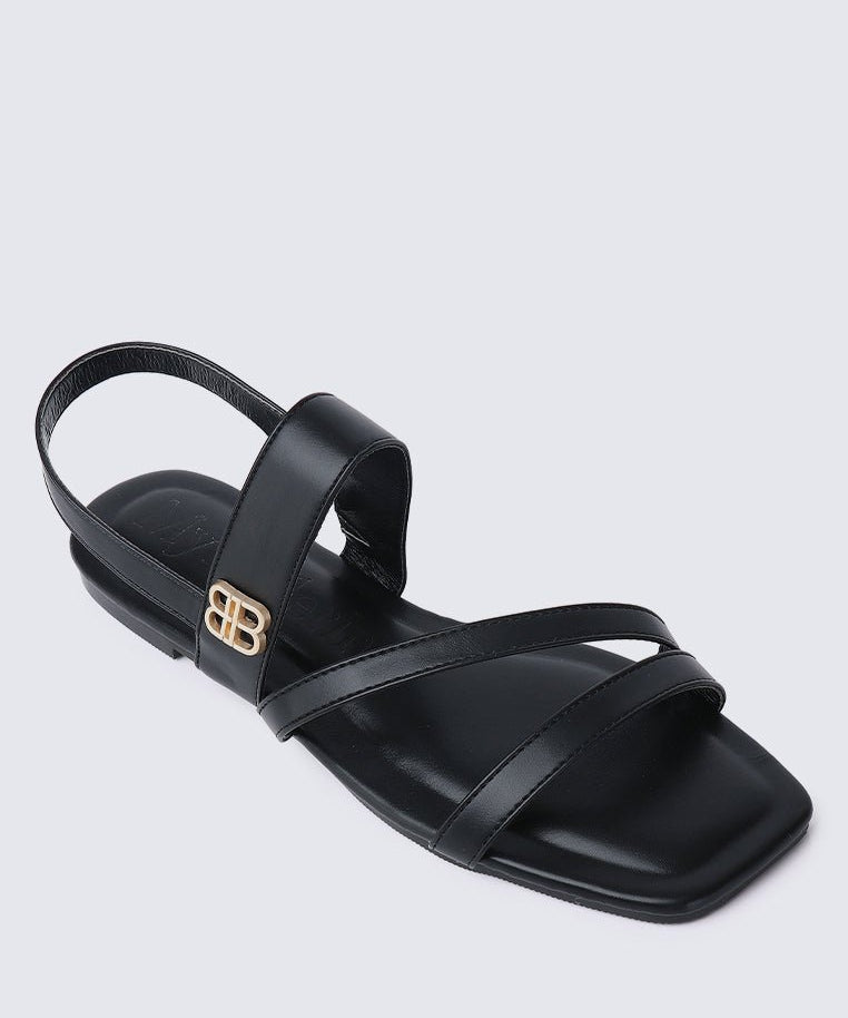 Bellissa Comfy Sandals In BlackShoes - myballerine