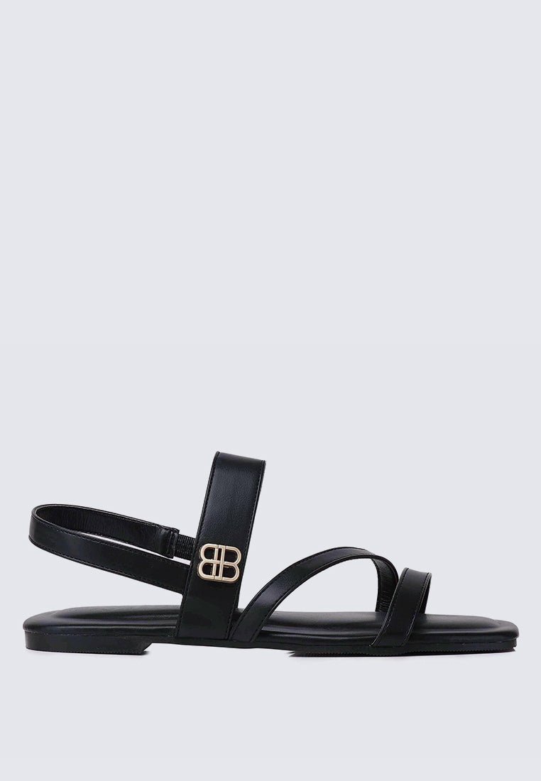 Bellissa Comfy Sandals In BlackShoes - myballerine