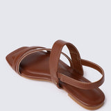 Bellissa Comfy Sandals In BrownShoes - myballerine