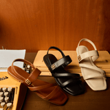 Bellissa Comfy Sandals In BrownShoes - myballerine