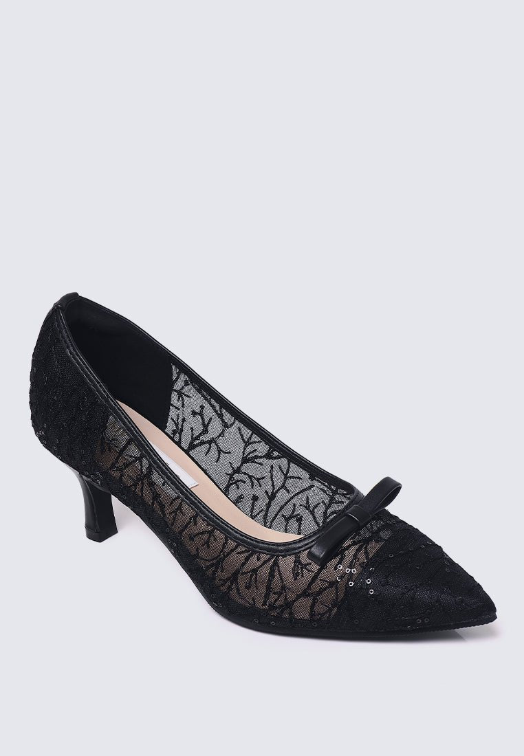 Bellisse Comfy Heels In BlackHeels - myballerine