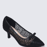 Bellisse Comfy Heels In BlackHeels - myballerine