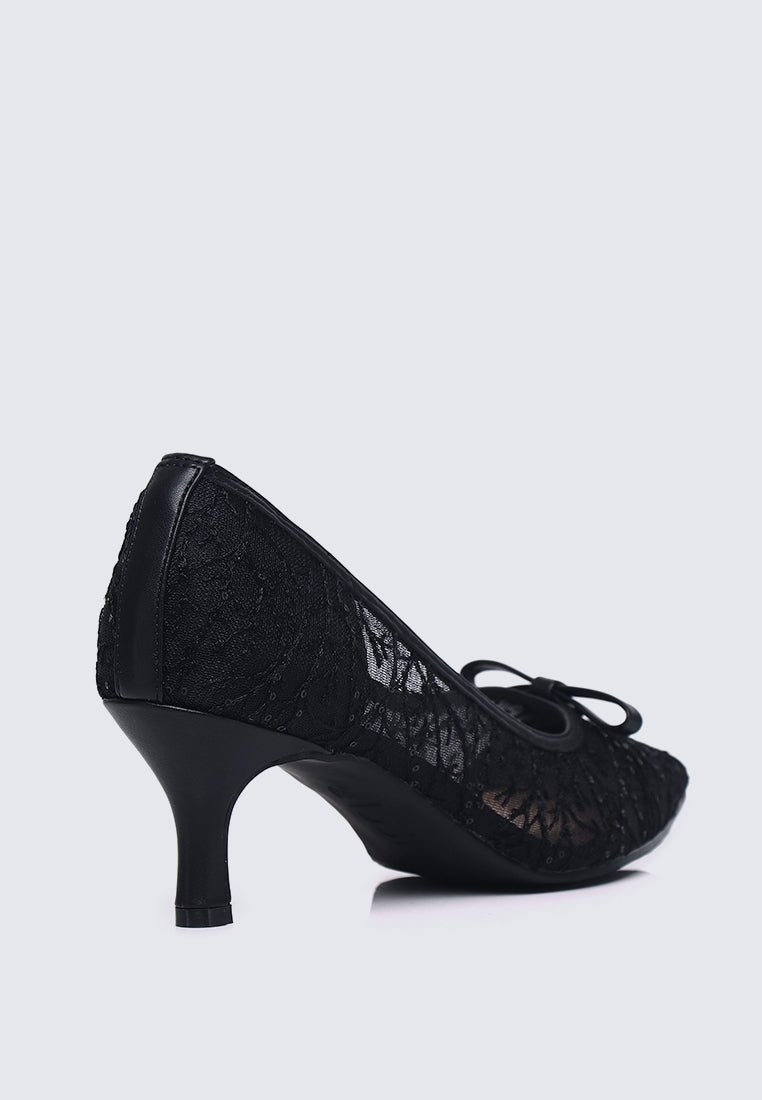 Bellisse Comfy Heels In BlackHeels - myballerine