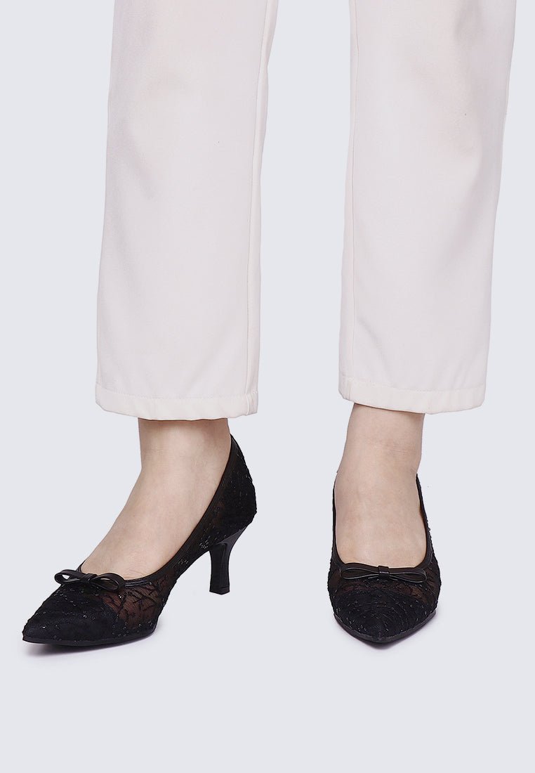 Bellisse Comfy Heels In BlackHeels - myballerine