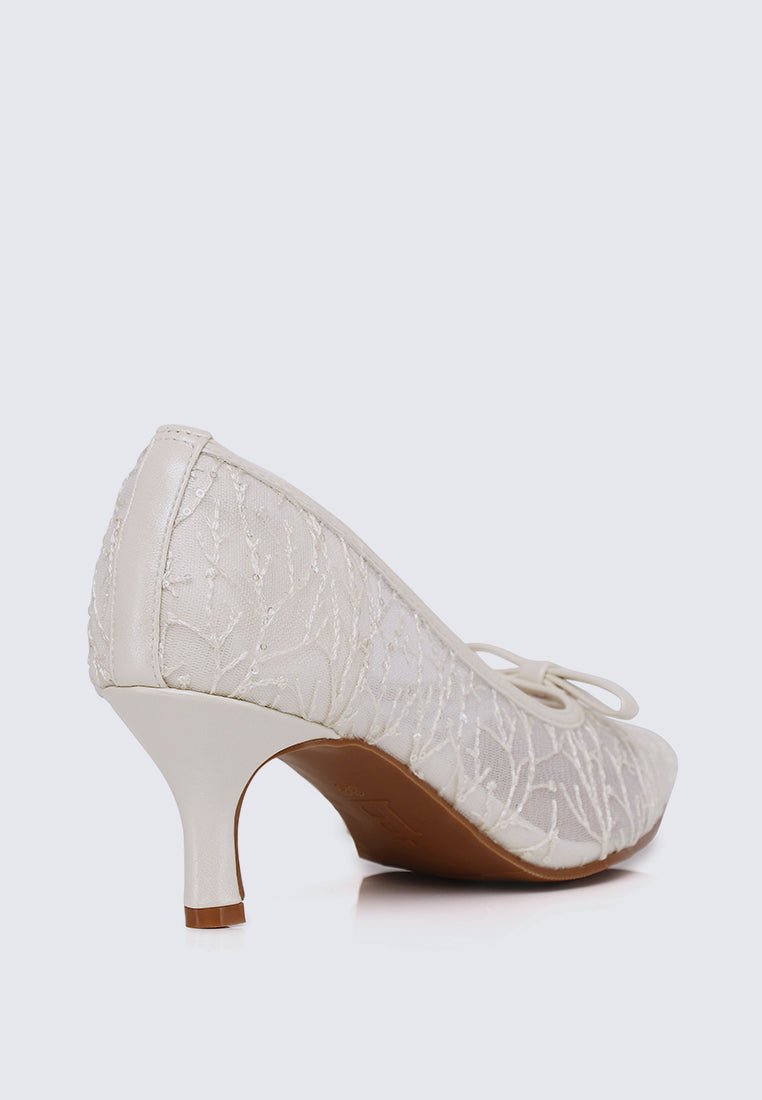Bellisse Comfy Heels In IvoryHeels - myballerine