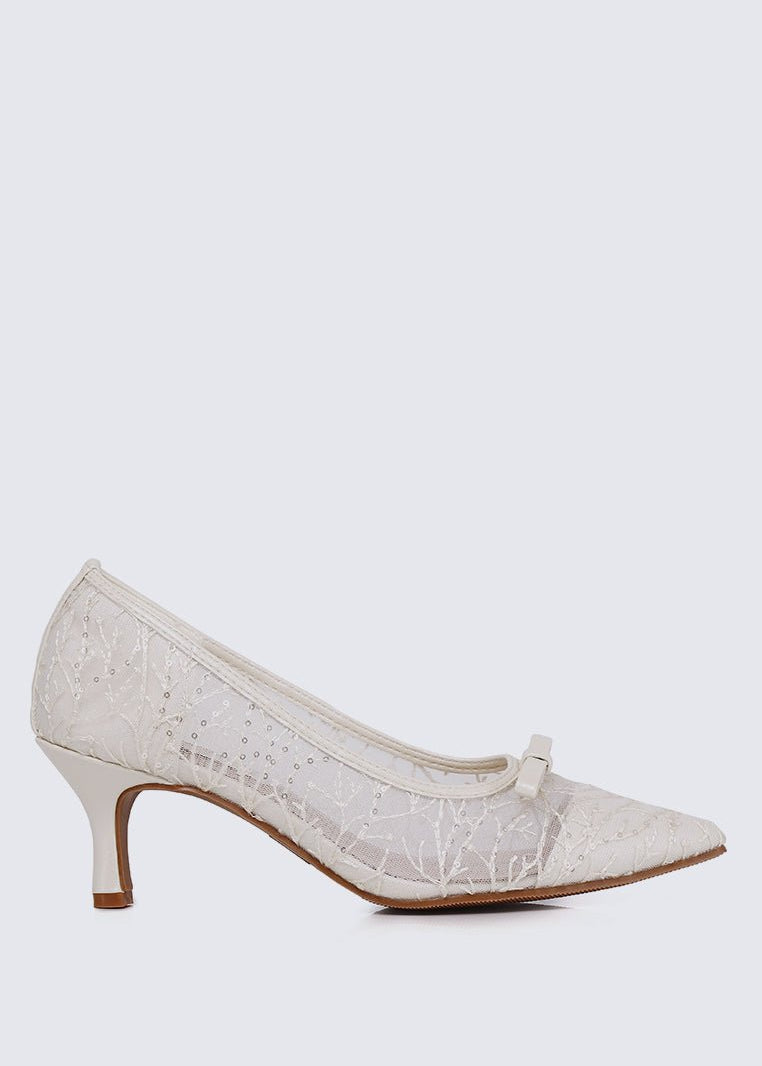 Bellisse Comfy Heels In IvoryHeels - myballerine