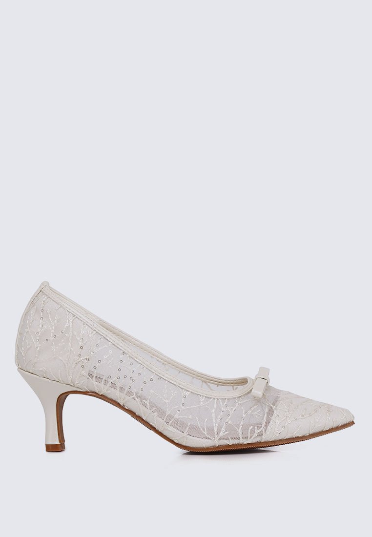 Bellisse Comfy Heels In IvoryHeels - myballerine