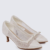 Bellisse Comfy Heels In IvoryHeels - myballerine