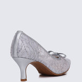 Bellisse Comfy Heels In SilverHeels - myballerine