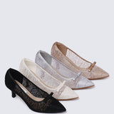 Bellisse Comfy Heels In SilverHeels - myballerine