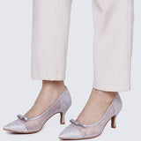 Bellisse Comfy Heels In SilverHeels - myballerine