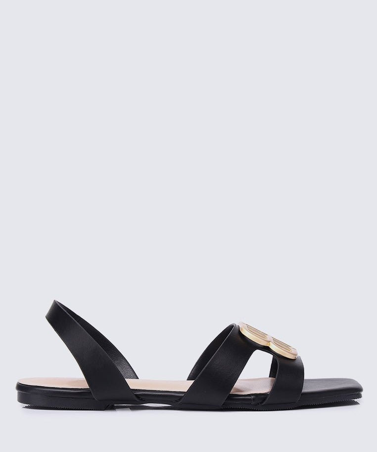 Berenice Comfy Sandals In BlackShoes - myballerine