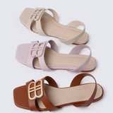 Berenice Comfy Sandals In BrownShoes - myballerine