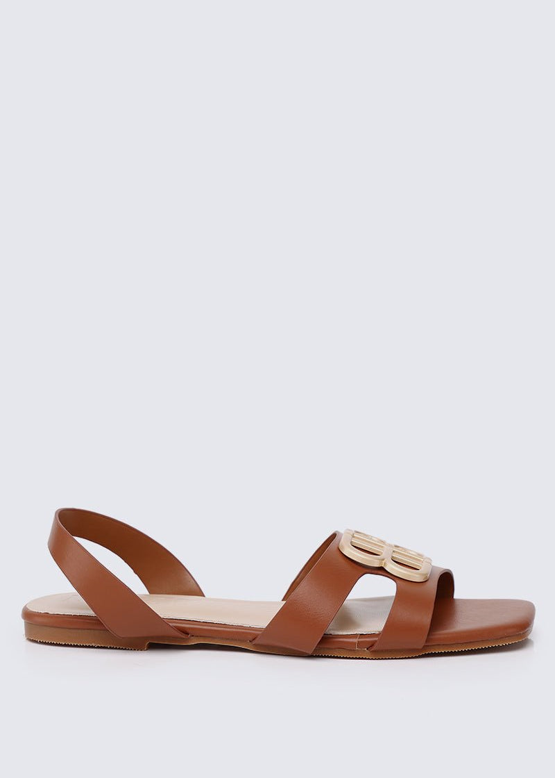 Berenice Comfy Sandals In BrownShoes - myballerine