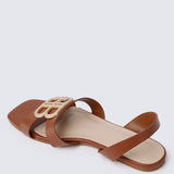 Berenice Comfy Sandals In BrownShoes - myballerine