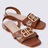 Berenice Comfy Sandals In BrownShoes - myballerine
