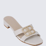 Berorica Comfy Heels In BeigeShoes - myballerine