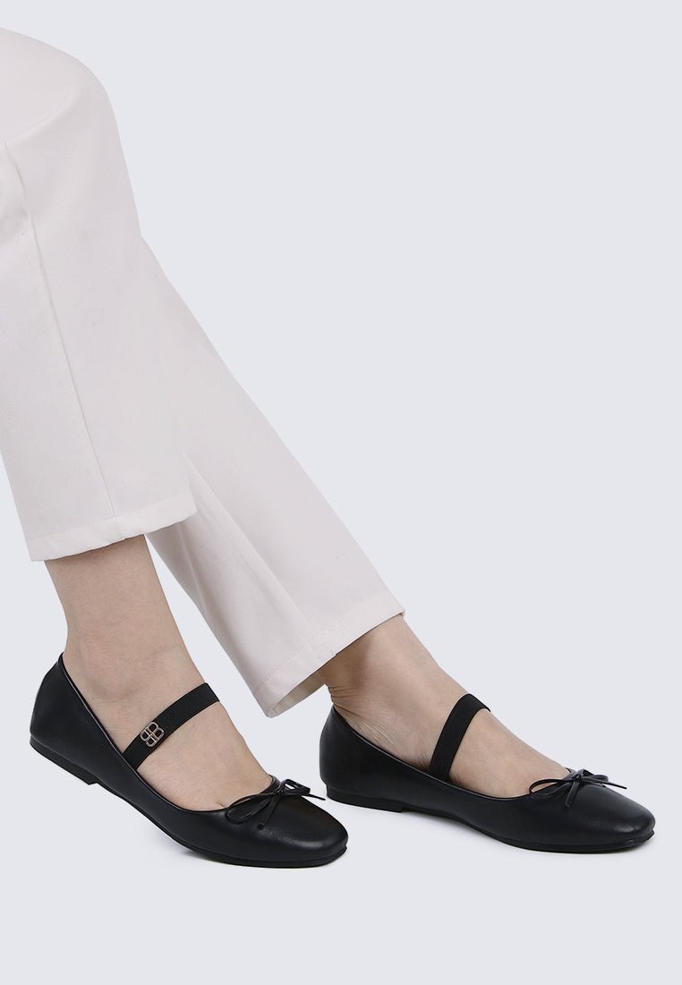 Beyonca Comfy Ballerina In BlackShoes - myballerine