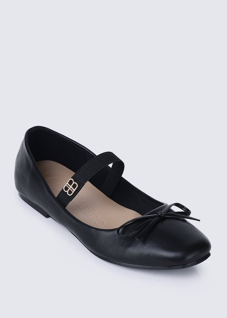 Beyonca Comfy Ballerina In BlackShoes - myballerine