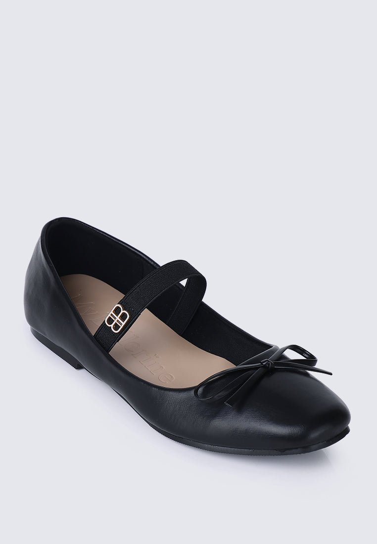 Beyonca Comfy Ballerina In BlackShoes - myballerine