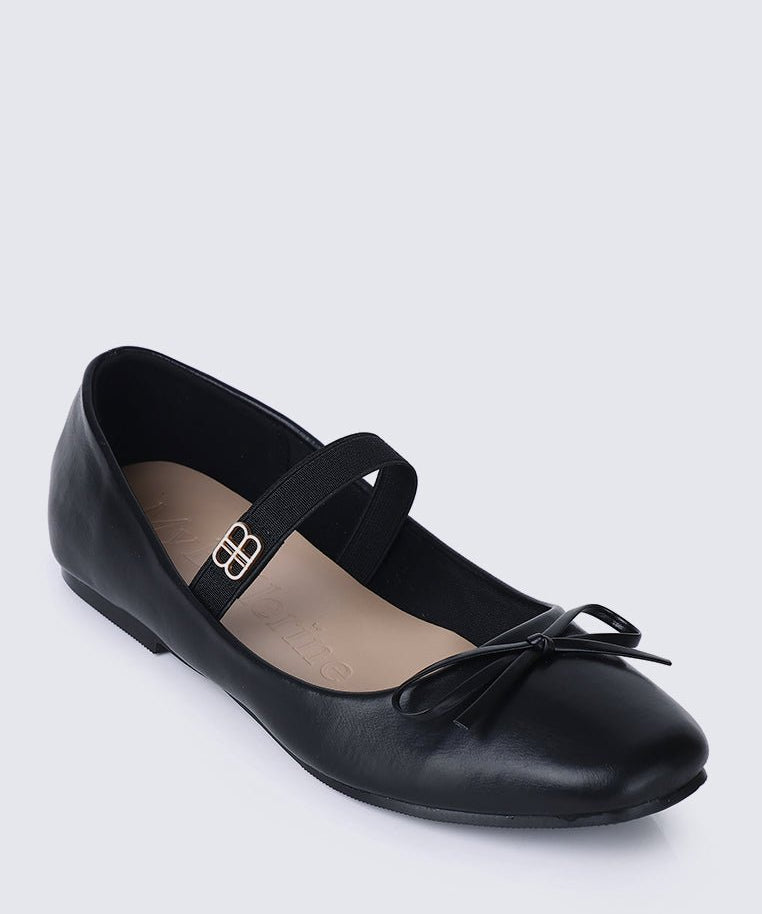Beyonca Comfy Ballerina In BlackShoes - myballerine