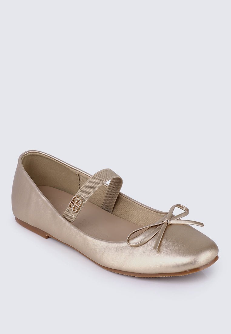 Beyonca Comfy Ballerina In GoldBallerina - myballerine