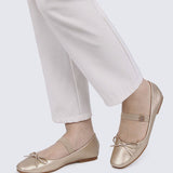 Beyonca Comfy Ballerina In GoldShoes - myballerine