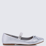 Beyonca Comfy Ballerina In SilverBallerina - myballerine