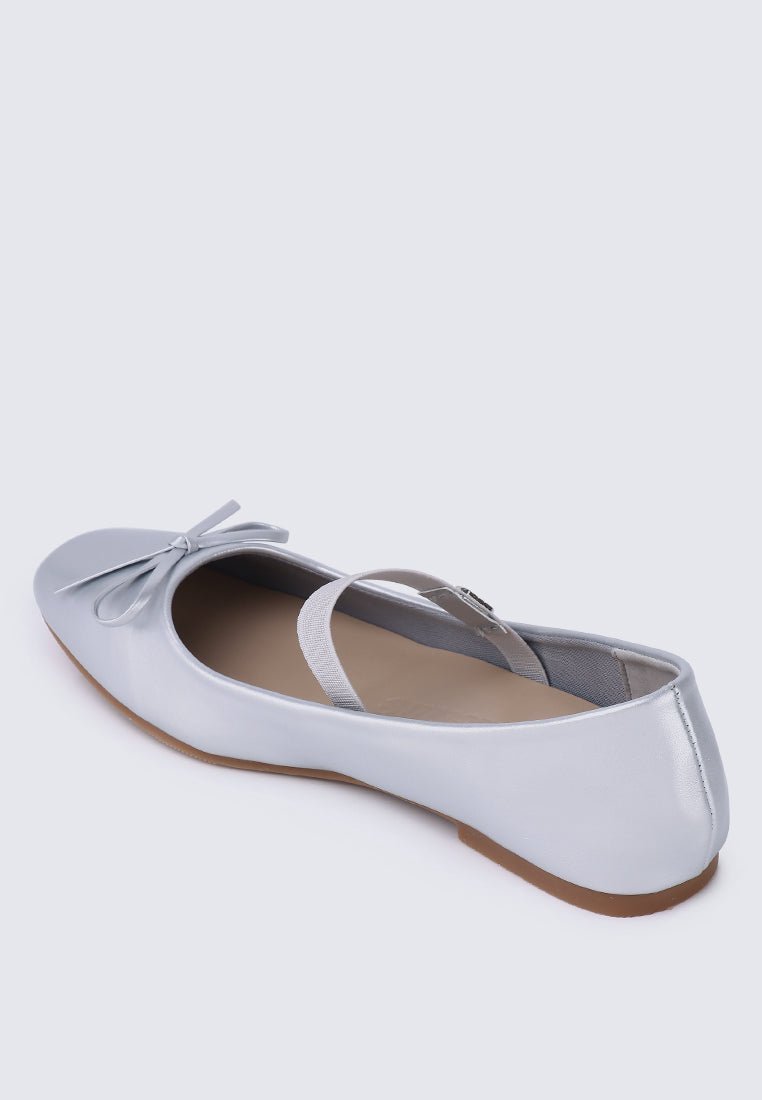 Beyonca Comfy Ballerina In SilverBallerina - myballerine